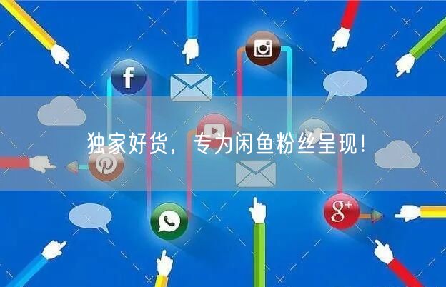 独家好货，专为闲鱼粉丝呈现！