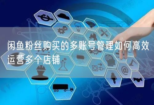 闲鱼粉丝购买的多账号管理如何高效运营多个店铺