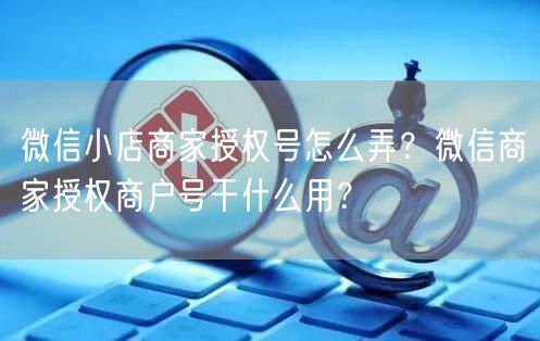 微信小店商家授权号怎么弄？微信商家授权商户号干什么用？