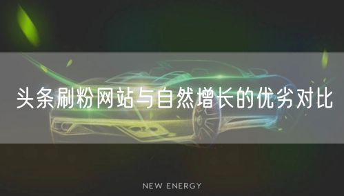 头条刷粉网站与自然增长的优劣对比