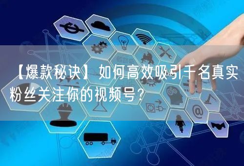 【爆款秘诀】如何高效吸引千名真实粉丝关注你的视频号?