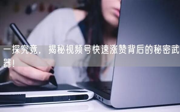 一探究竟,揭秘视频号快速涨赞背后的秘密武器!