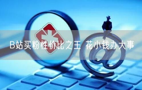 B站买粉性价比之王 花小钱办大事